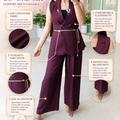 ‘MILAN’ Tailored Co-Ord Set [SS-11601-CRD]