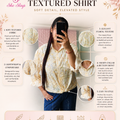 ‘WINGS’ Sequin Shirt [ SS-107003-SH-B ]