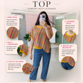‘Sunset’ Crochet Top [ SS-10202-TOP ]