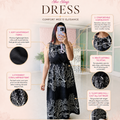 ‘BRANCHES’ Belted Summer Dress [SS-11405-DRBR]