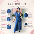 ‘INDIGO’ Denim Co-Ord Set [SS-11501-DCRD1]