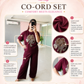 ‘FIERCE’ Rhinestone Co-Ord Set  [SS-10904-CRD]