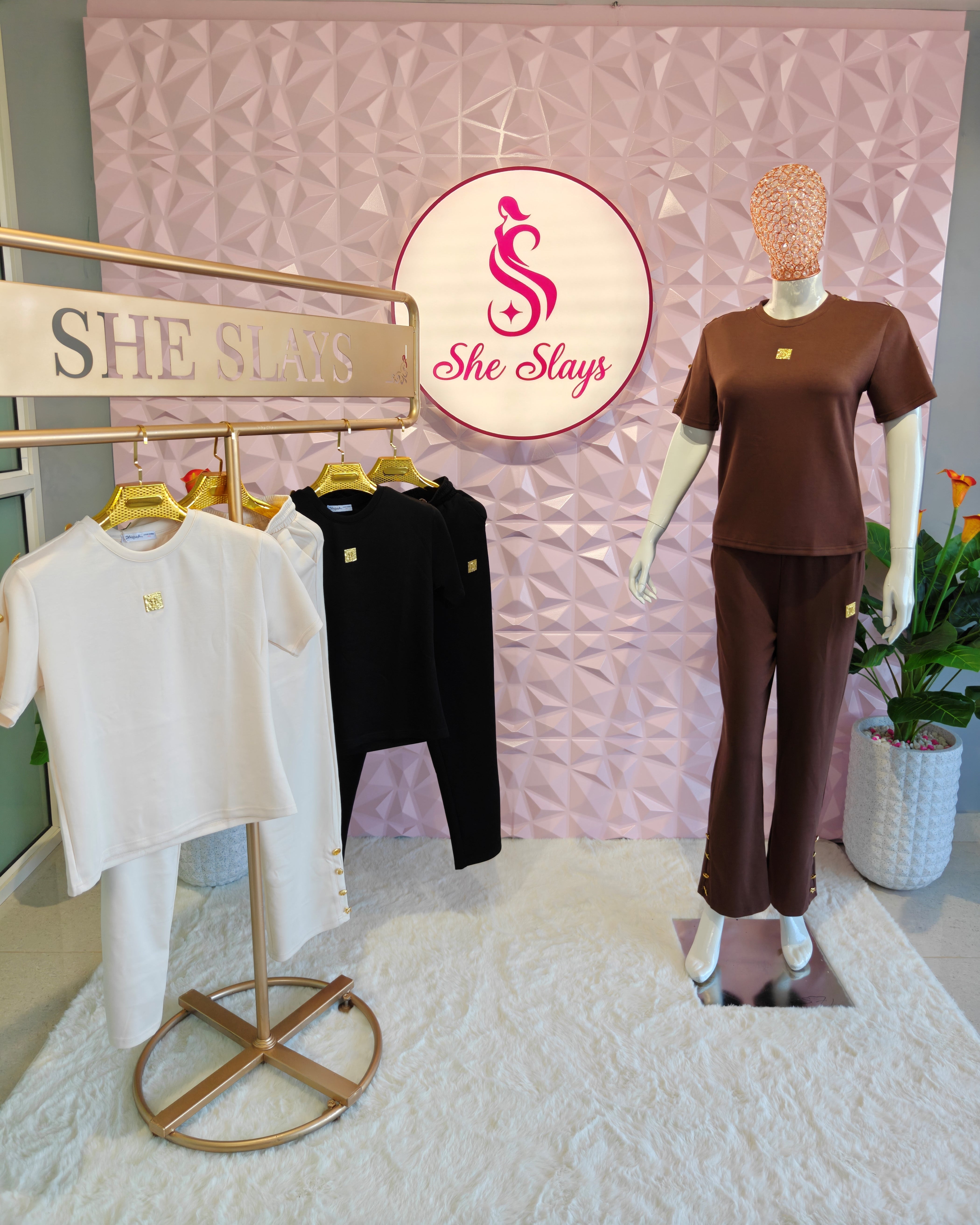 ‘Charm’ Button Accent Coord Set [SS-10106-CRD]