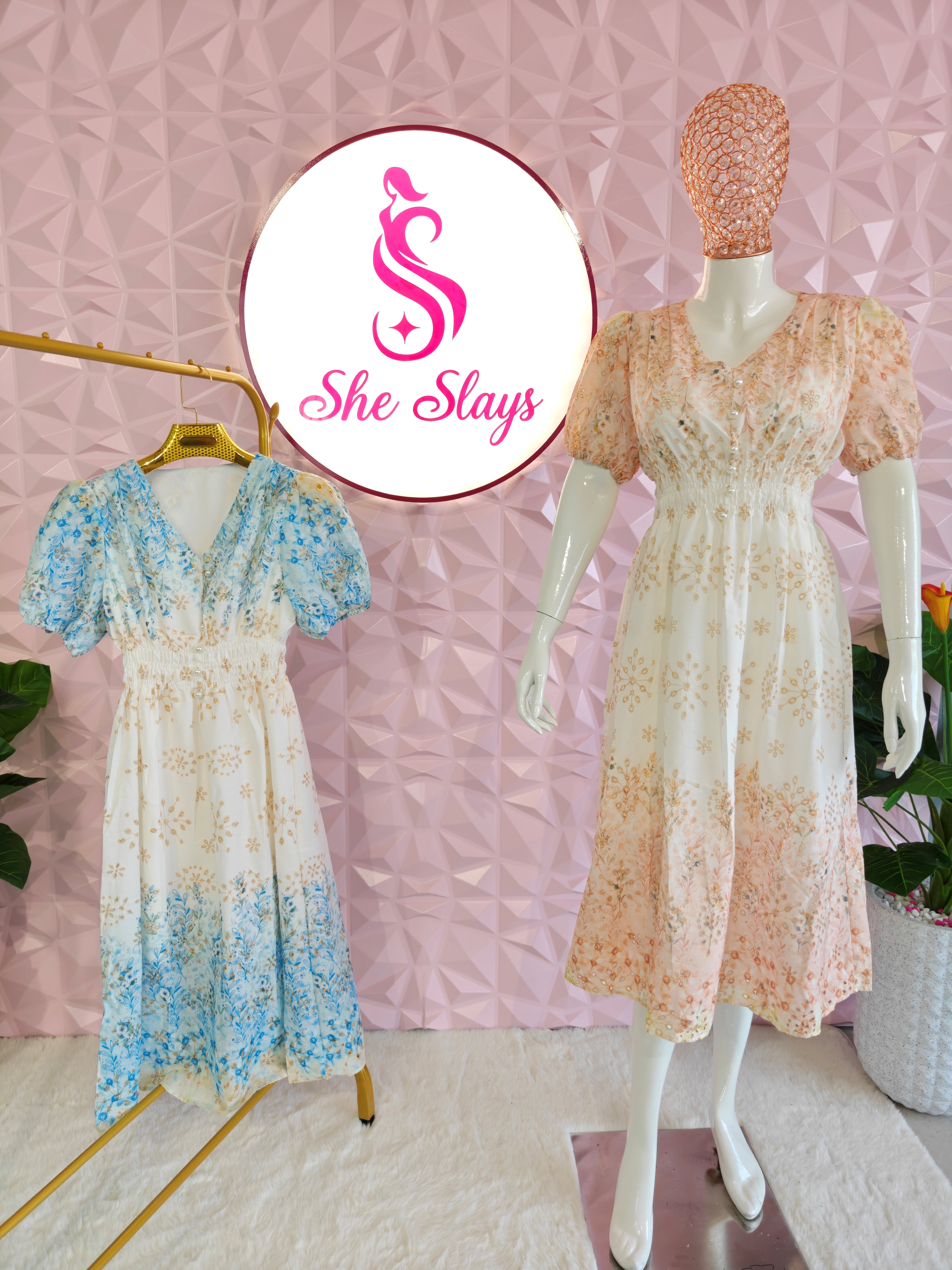 ‘BLISS’ Floral Dress  [SS-10304-DR]