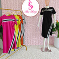 ‘RACER’ Stripe Patch Dress [SS-11303-DRSP]