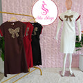 ‘TIARA’ 3D Bow Dress [SS-11306-DRB]
