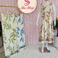 ‘LEAF’ Belted Summer Dress [SS-11406-DRLCT]