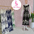 ‘MALIBU’ Palm Print Dress [SS-11407-DRP]