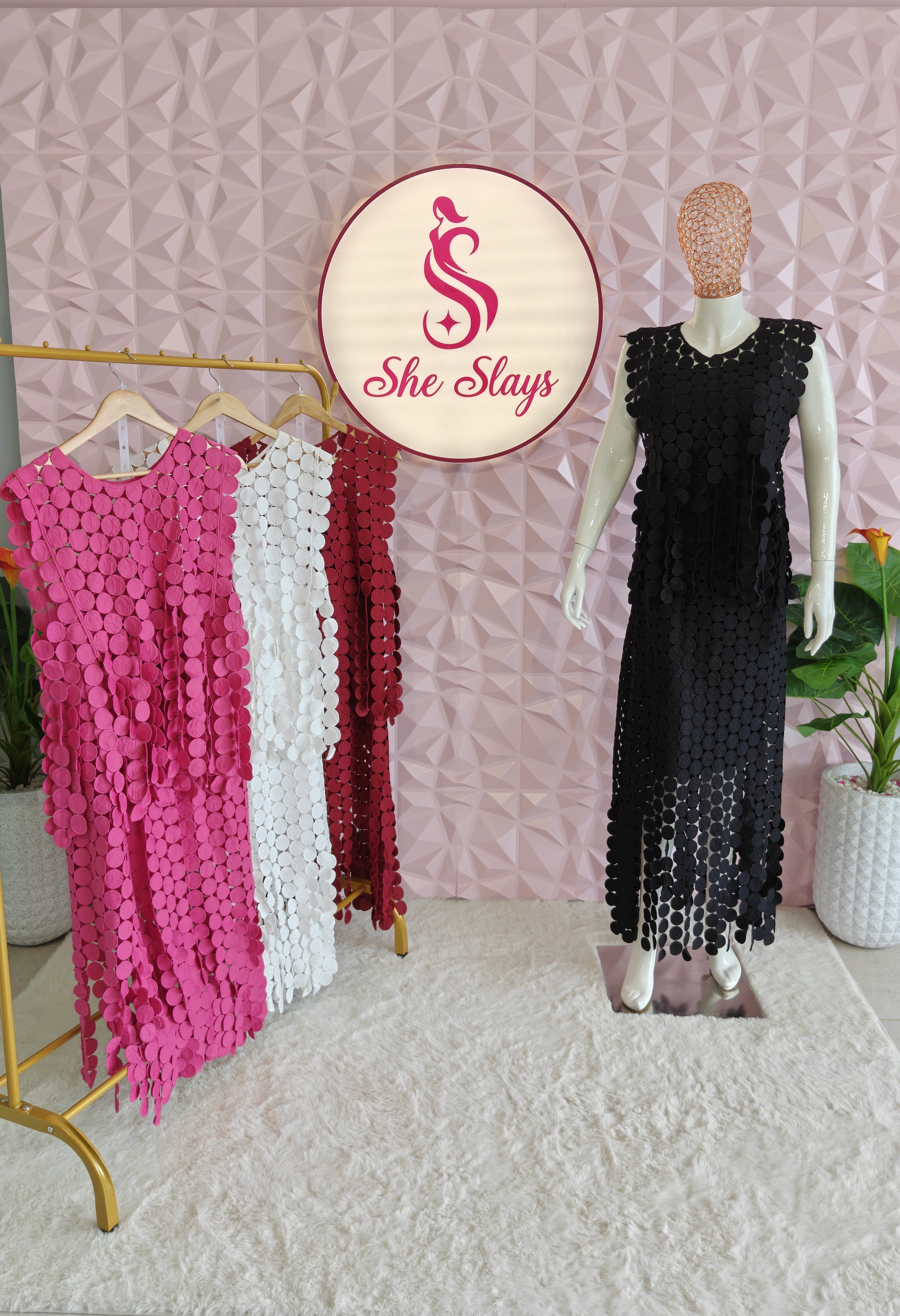 ‘FLAIR’ Frill Skirt Set [SS-13201-CRDS]