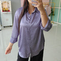 ‘GLOSS’ Crystal Accent Shirt [SS-12701-SHC]