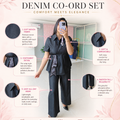 ‘WRAP’ Denim Co-Ord Set [SS-11501-DCRD2]