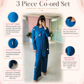 ‘Elite’ Premium 3-Piece Co-ord Set [ SS-11201-CRD3 ]