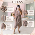‘STRIPE’ Shimmer Knot Dress [ SS-11311-DRCK ]
