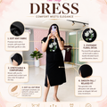 ‘ELORA’ Floral One-Piece Dress [SS-11301-DRF]
