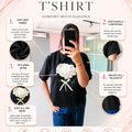 ‘BELLE’ 3D Flower T-Shirt [SS-105011-TSH]