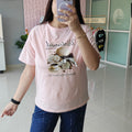 ‘BONJOUR’ Statement T-Shirt [SS-12303-TSHC]