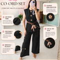 ‘ROYAL’ Gold Button Co-Ord Set [SS-11603-CRDR]