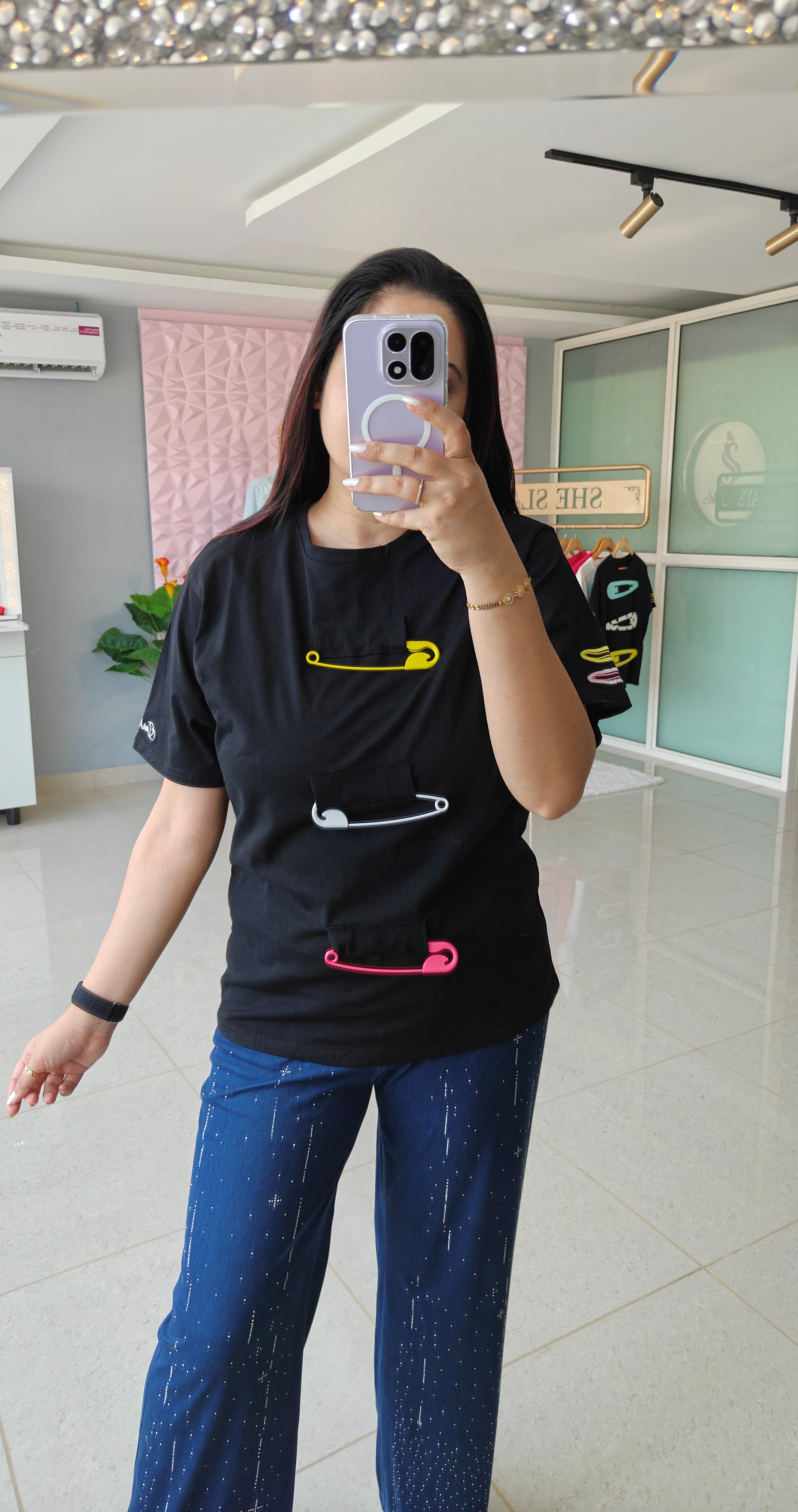 'PINNED' Statement T-Shirt [SS-11902-TSH]