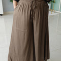 ‘LOUNGE’ Relaxed Wide-Leg Pants