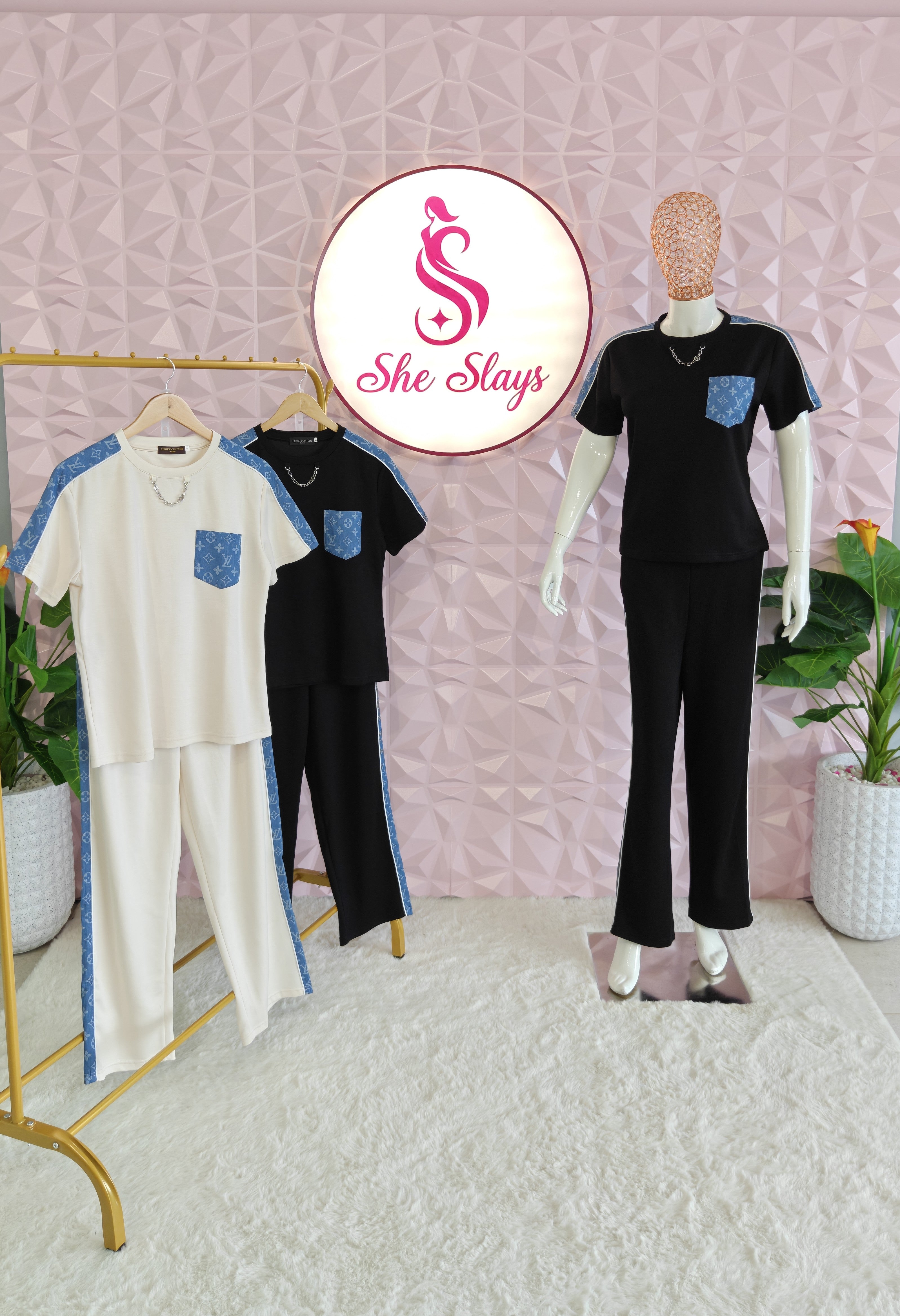 ‘LUXE’ Designer Co-ord Set [SS-10104-CRD]