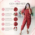 'SYMBOL’ Crepe Co-ord Set [SS-12101-CRD]